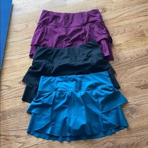 3 Athleta tennis skirts